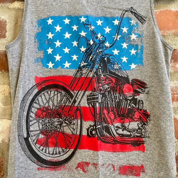 Harley Davidson Boys Muscle Shirt, Size L (10/12). - Picture 3 of 5